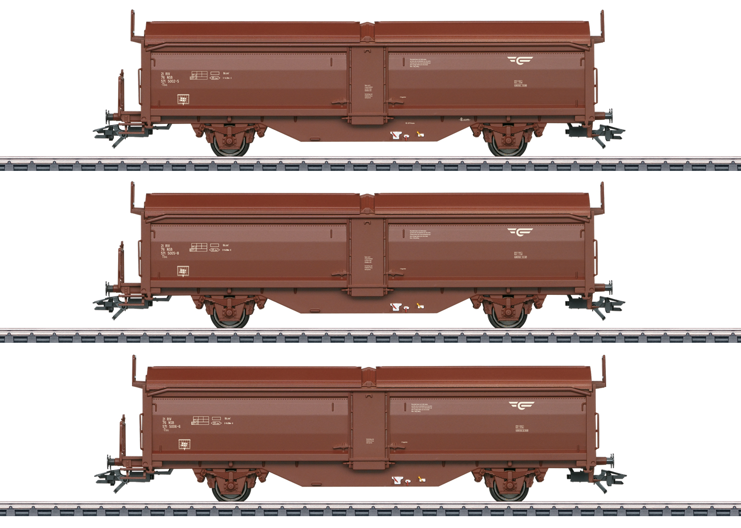 Set: Godsvagnar Tbis NSB