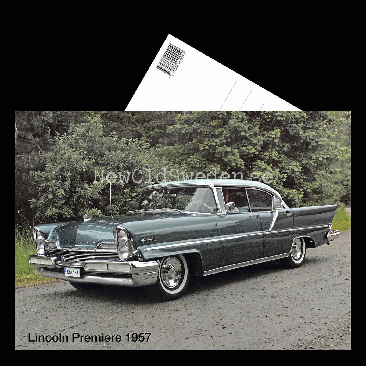 Lincoln Premiere - 1957 - Vykort A5 - 3