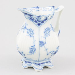 Royal Copenhagen (Blue Fluted 20th Century) Full Lace Creamer #1031