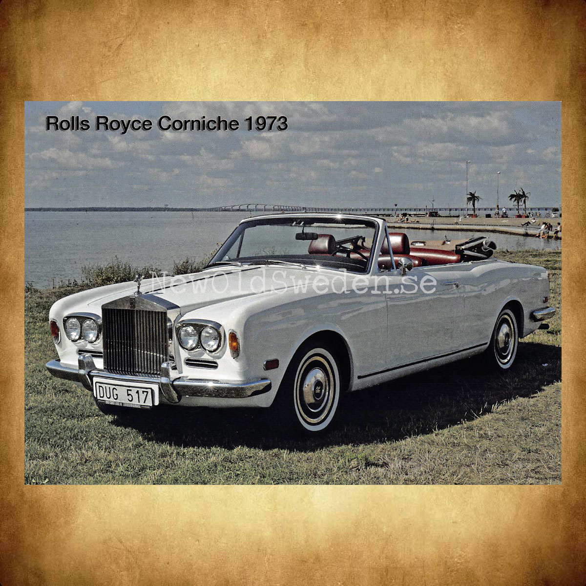 Rolls Royce Corniche - 1973 - Vykort A5 - 2
