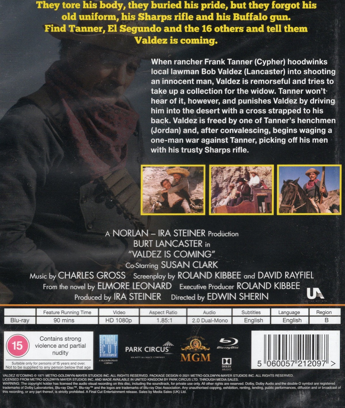Valdez Is Coming (ej svensk text) (Blu-ray) - 2