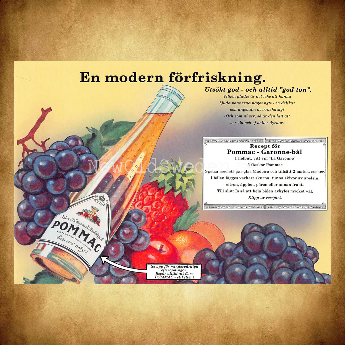 Pommac - En modern förfriskning - 2