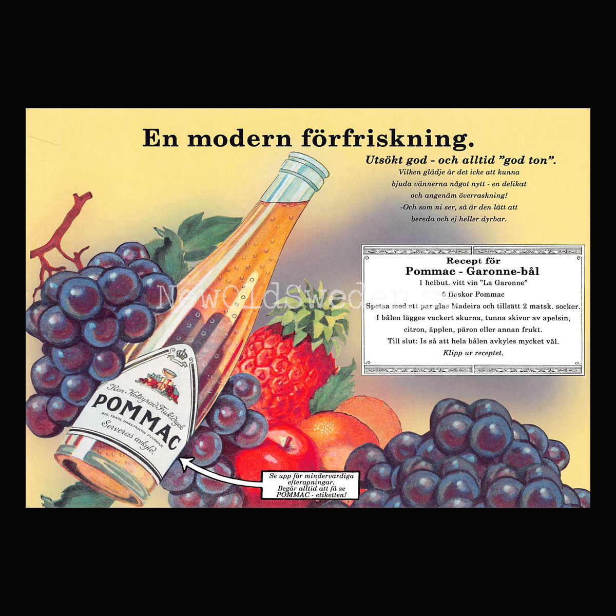 Pommac - En modern förfriskning