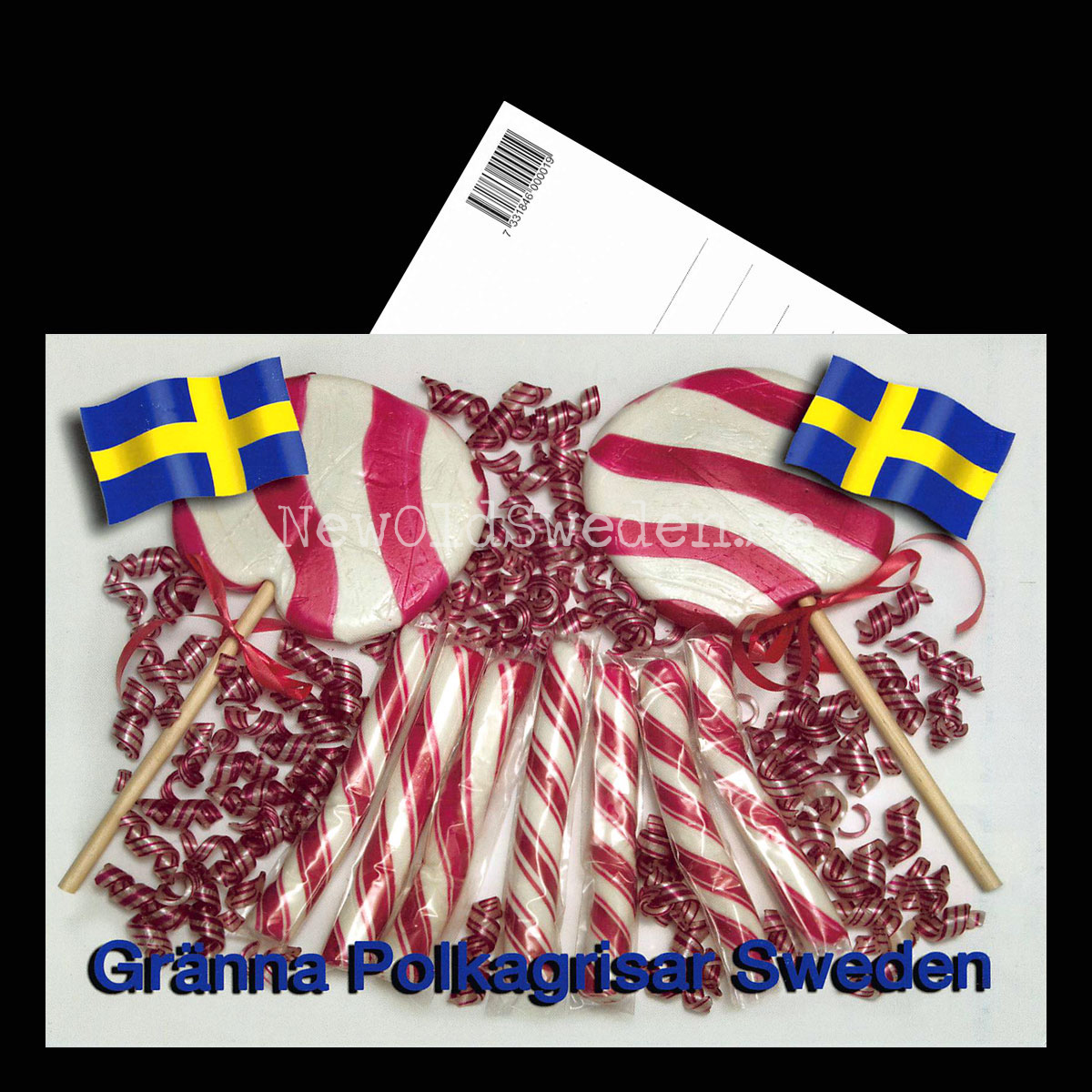 Gränna Polkagrisar Sweden - Vykort A5 - 3
