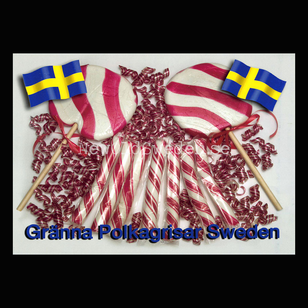 Gränna Polkagrisar Sweden - Vykort A5