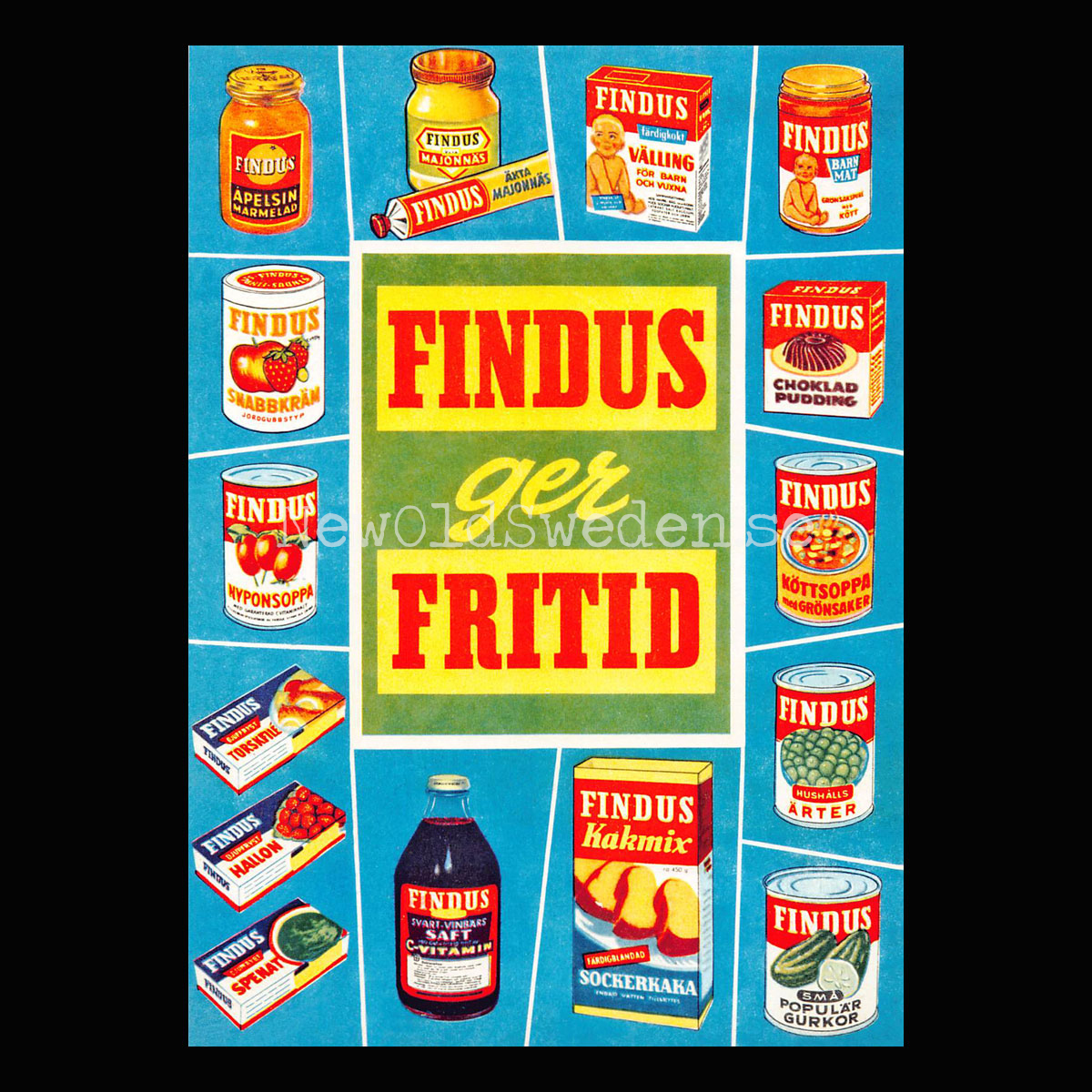 FINDUS ger FRITID - Vykort A5