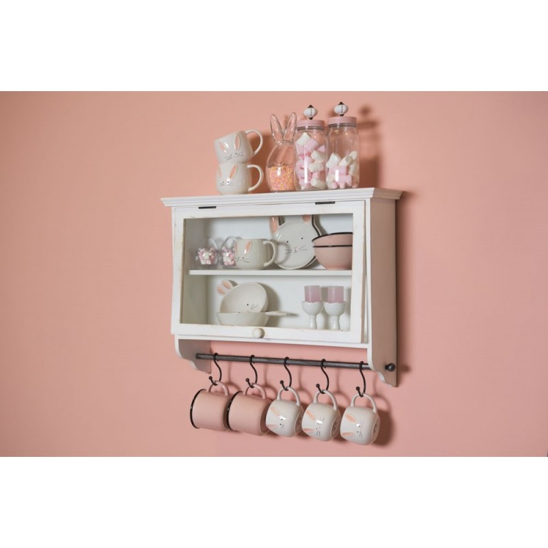 Egg cup on a stand - French Country Style - White - 4