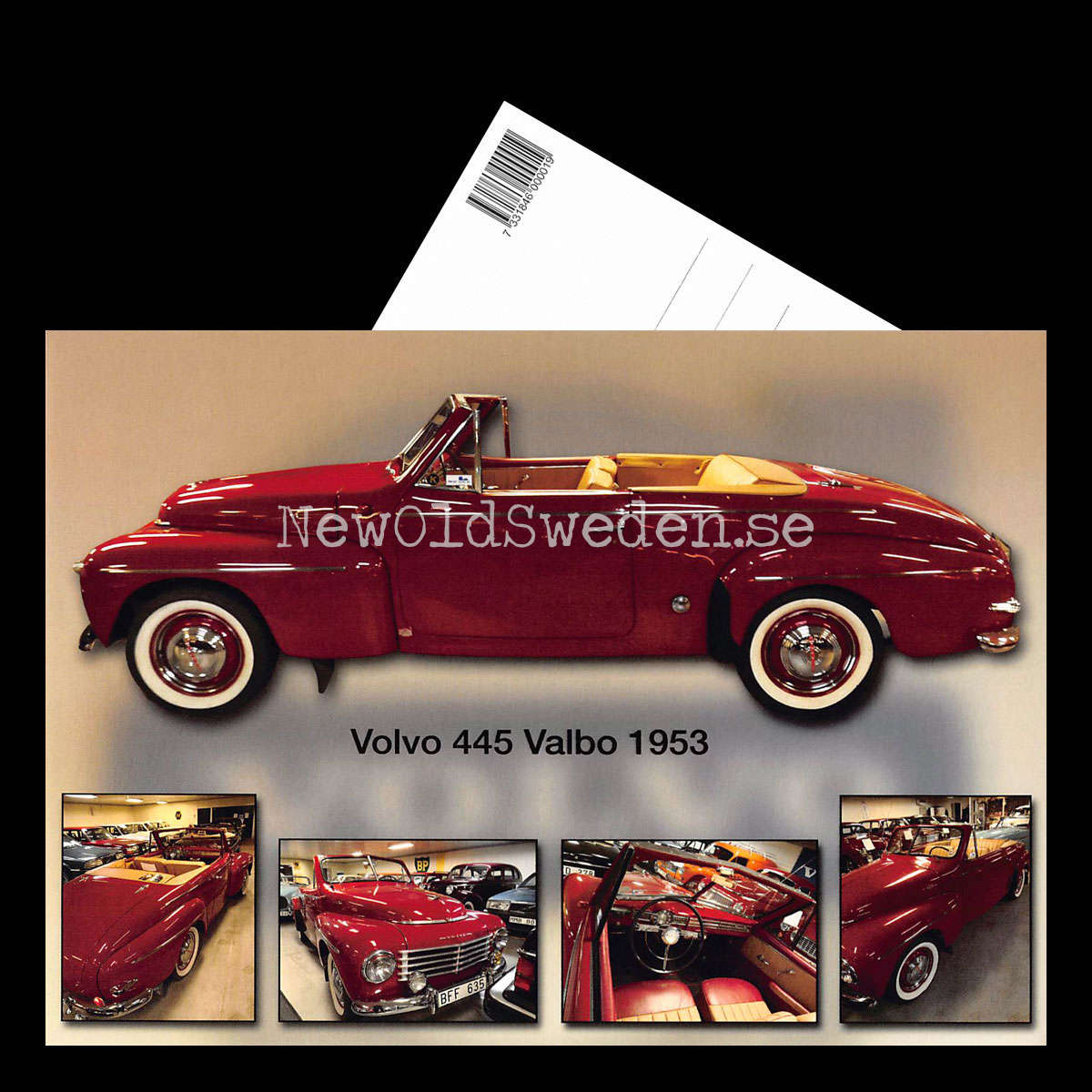 Volvo 445 Valbo - 1953 - Vykort A5 - 3