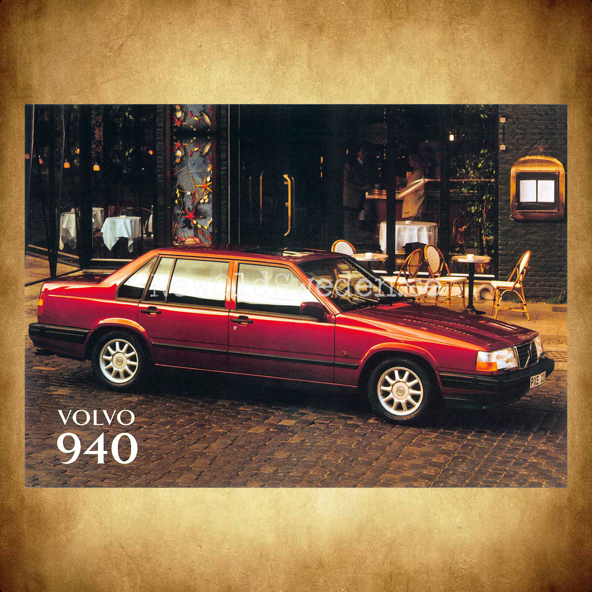Volvo 940 - Vykort A5 - 2