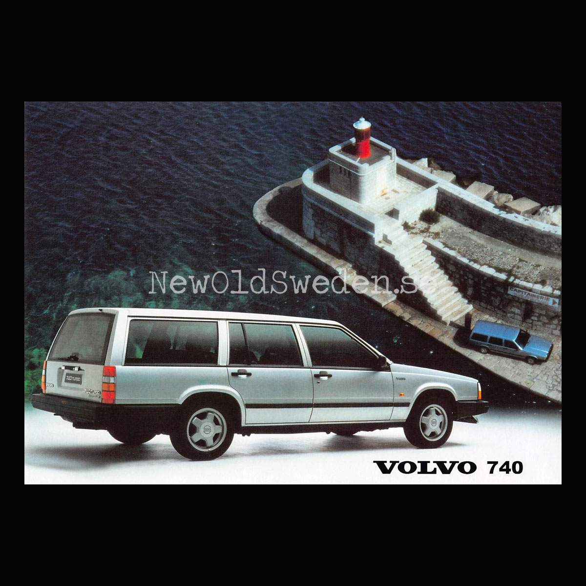 Volvo 740 - Vykort A5