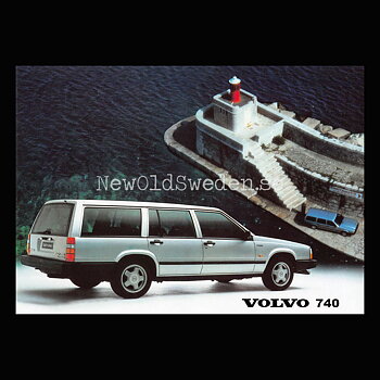 Volvo 740 - Vykort A5