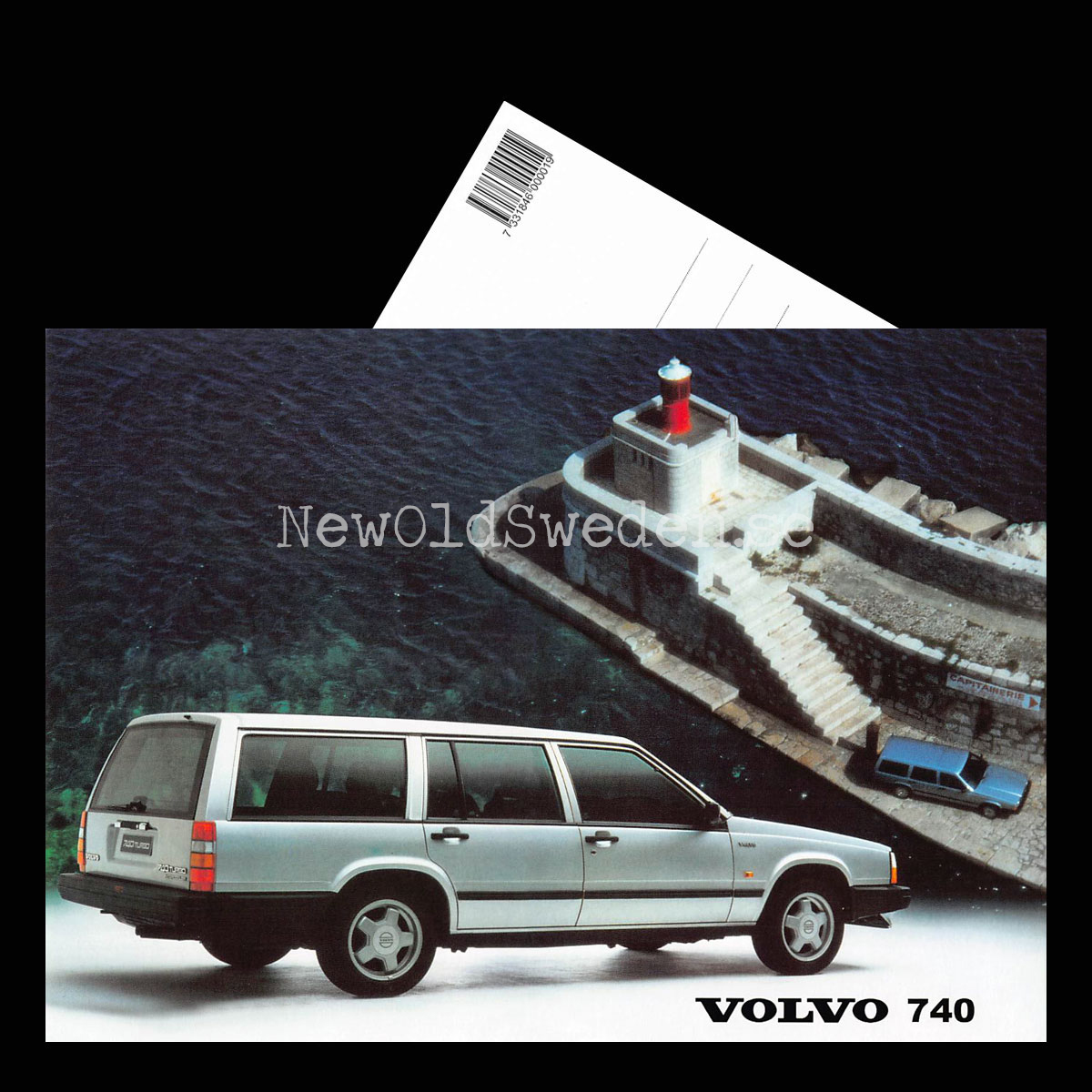 Volvo 740 - Vykort A5 - 3