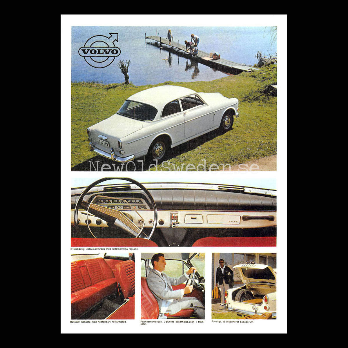 Volvo Amazon 120 B18 - 1967 - Vykort A5