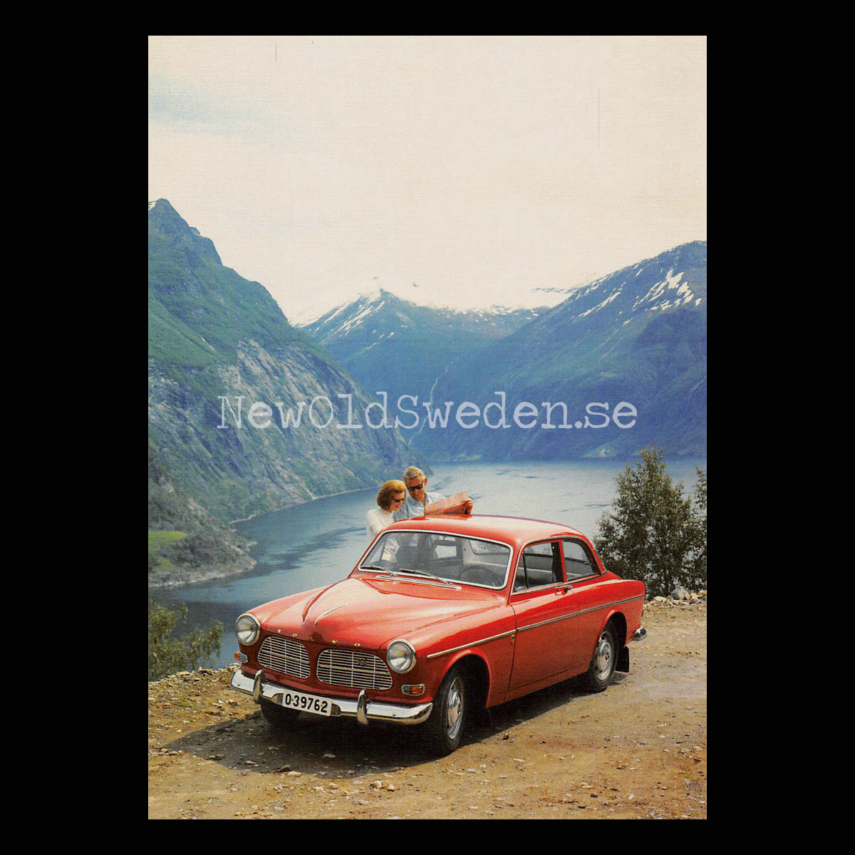 Volvo Amazon B18 - Vykort A5