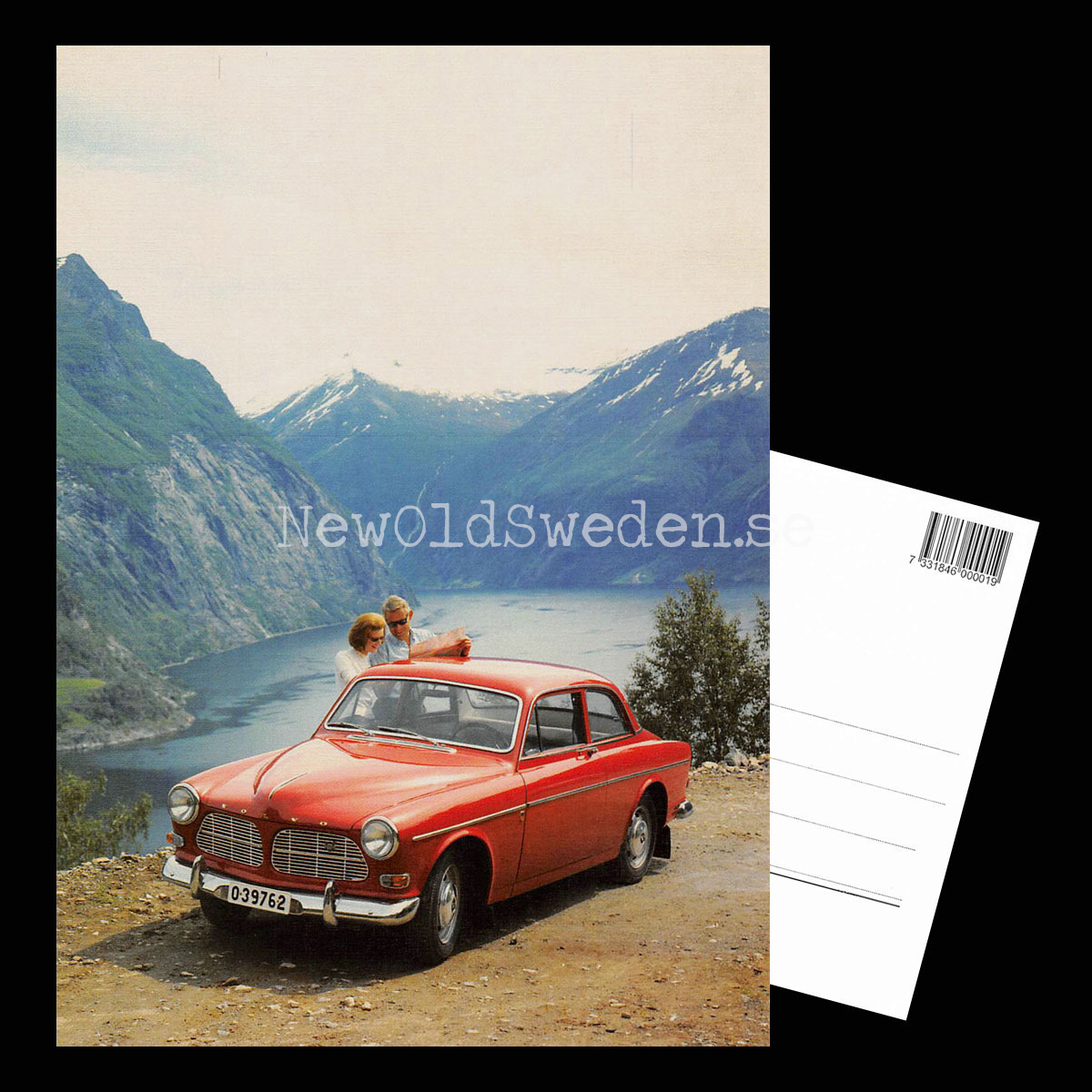 Volvo Amazon B18 - Vykort A5 - 3