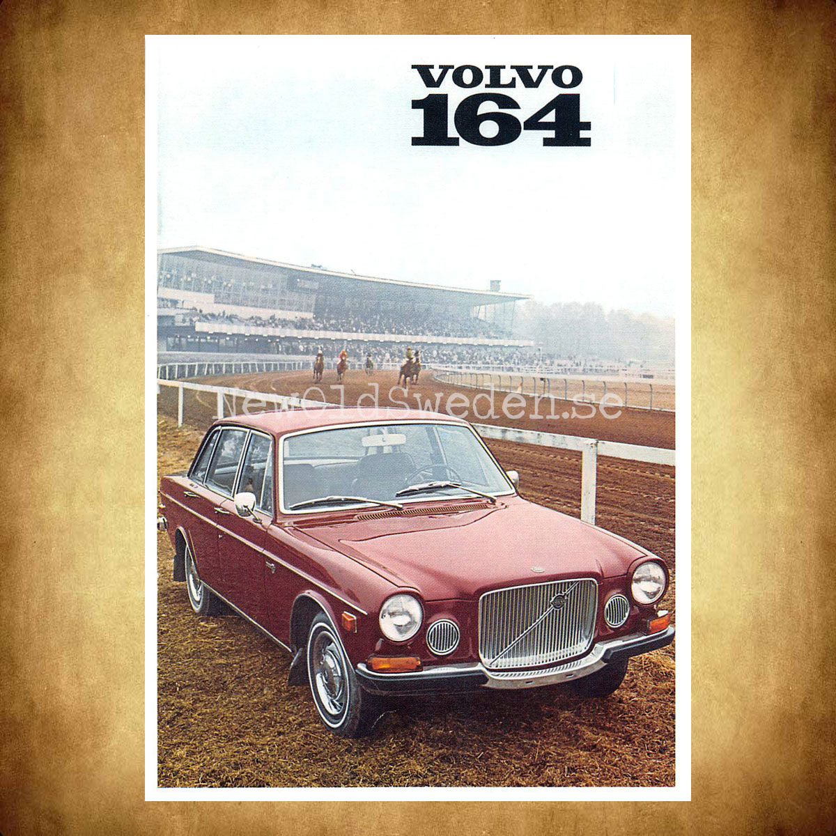 Volvo 164 B30 - 1969 - Vykort A5 - 2