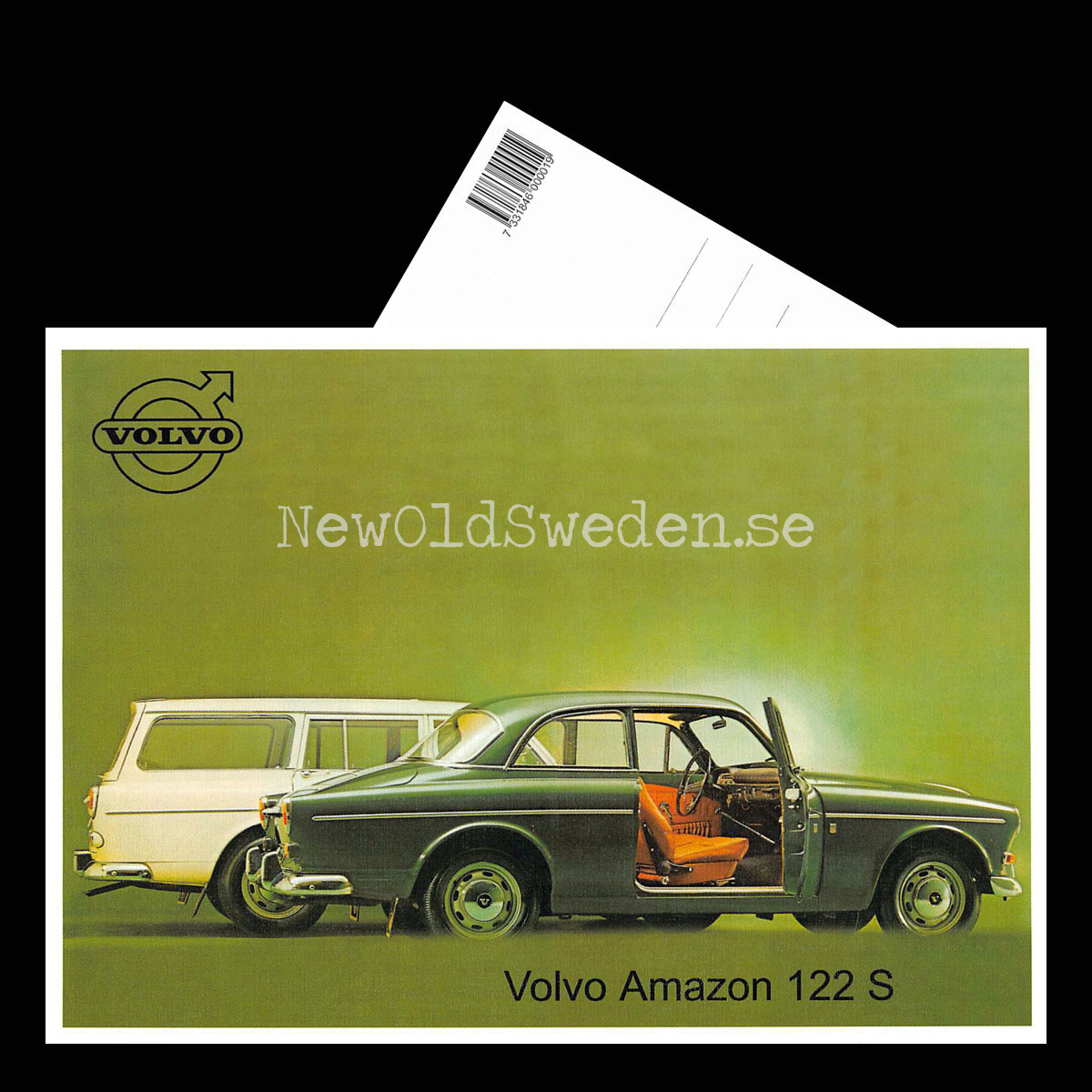 Volvo Amazon 122S B18 - 1967 - Vykort A5 - 3