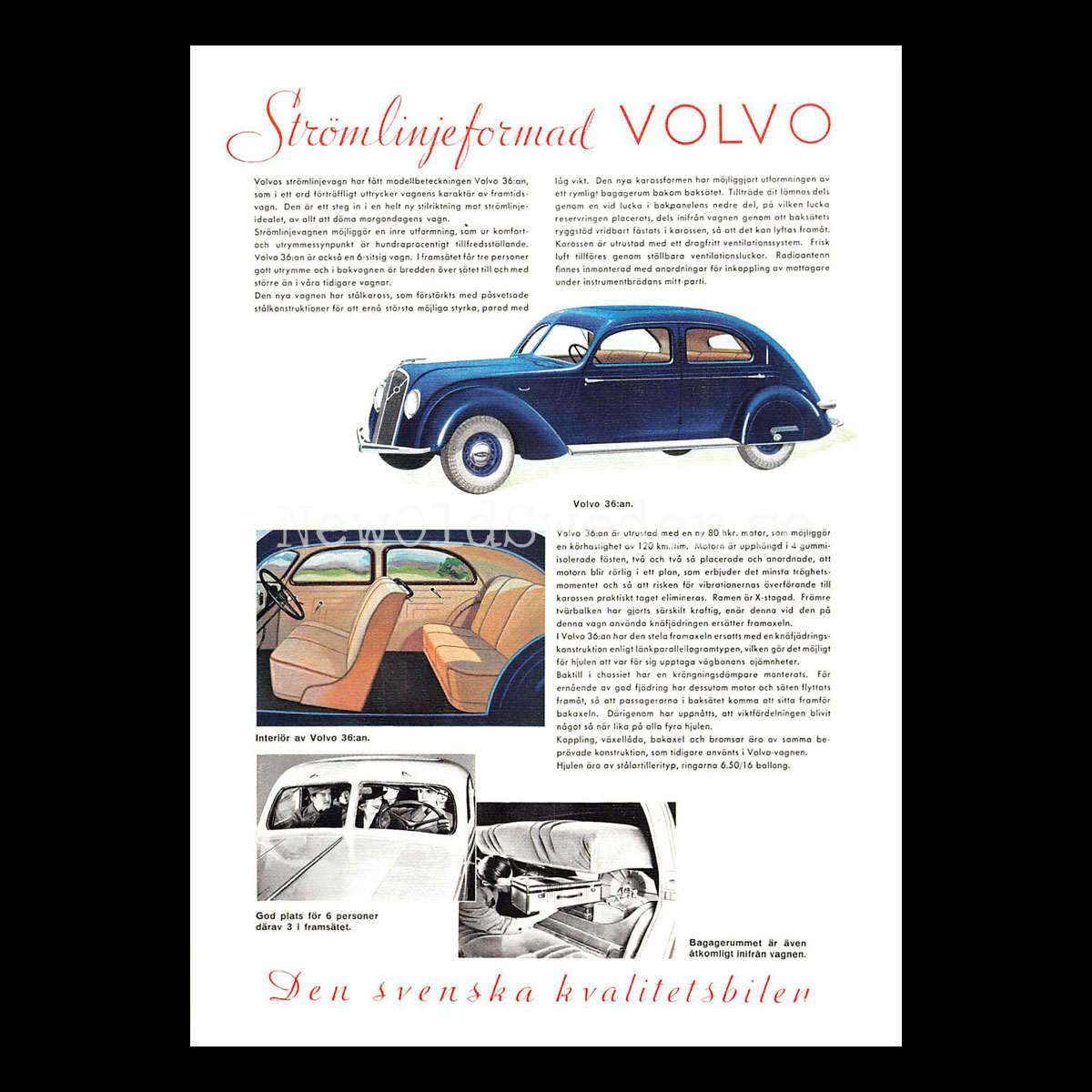 Volvo 36:an - Vykort A5