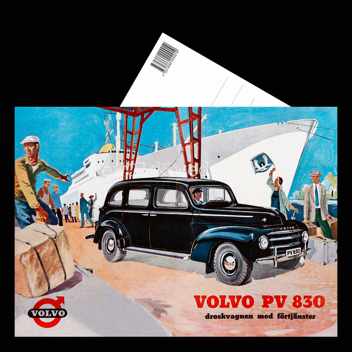 Volvo PV 830 - Vykort A5 - 3