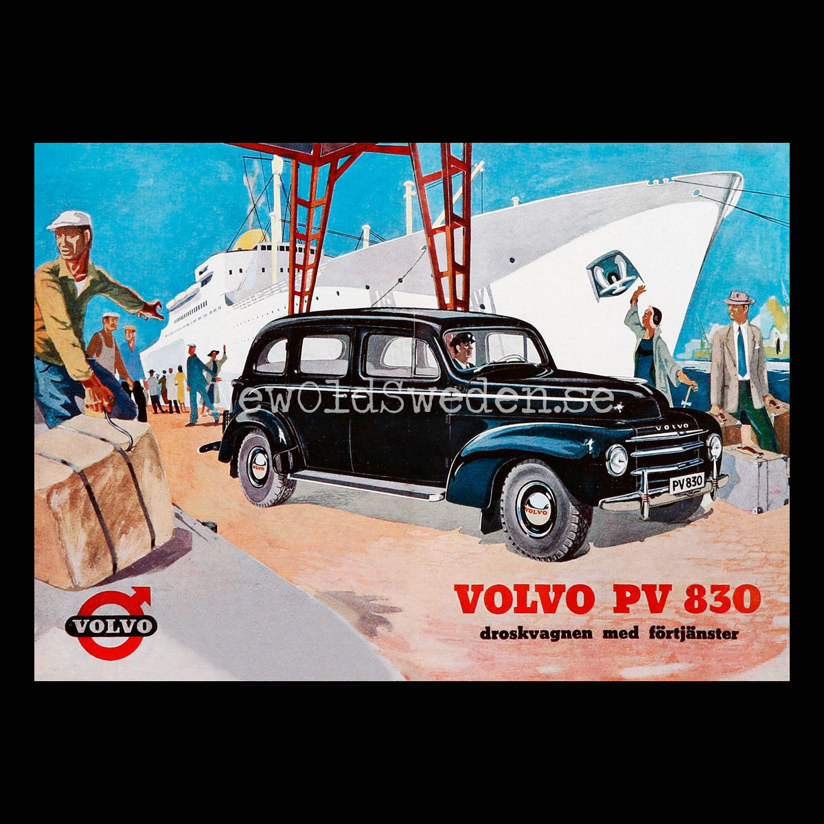Volvo PV 830 - Vykort A5