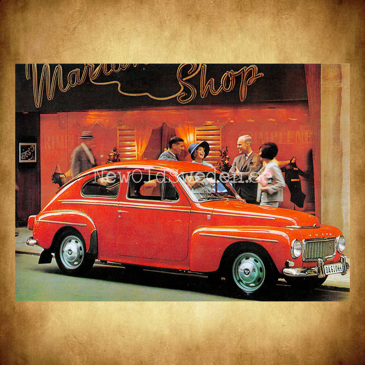 Volvo PV - Vykort A5 - 2