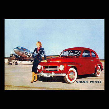 Volvo PV 444 E B4B - 1953/54 - Vykort A5