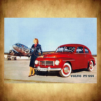 Volvo PV 444 E B4B - 1953/54 - Vykort A5