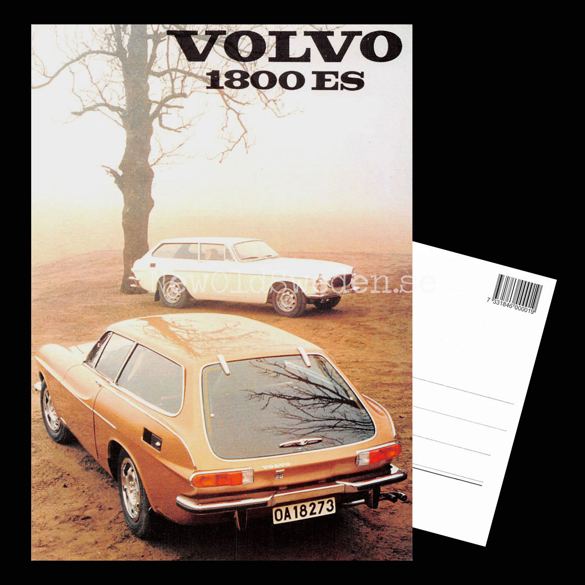 Volvo 1800 ES B20 - 1971/73 - Vykort A5 - 3