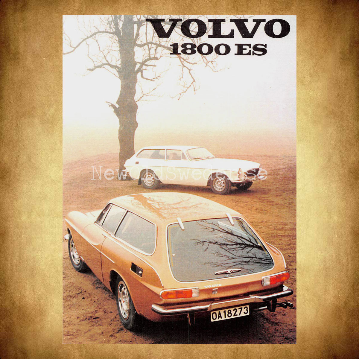 Volvo 1800 ES B20 - 1971/73 - Vykort A5 - 2