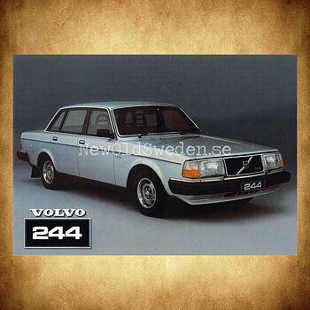 Volvo 244 - Vykort A5