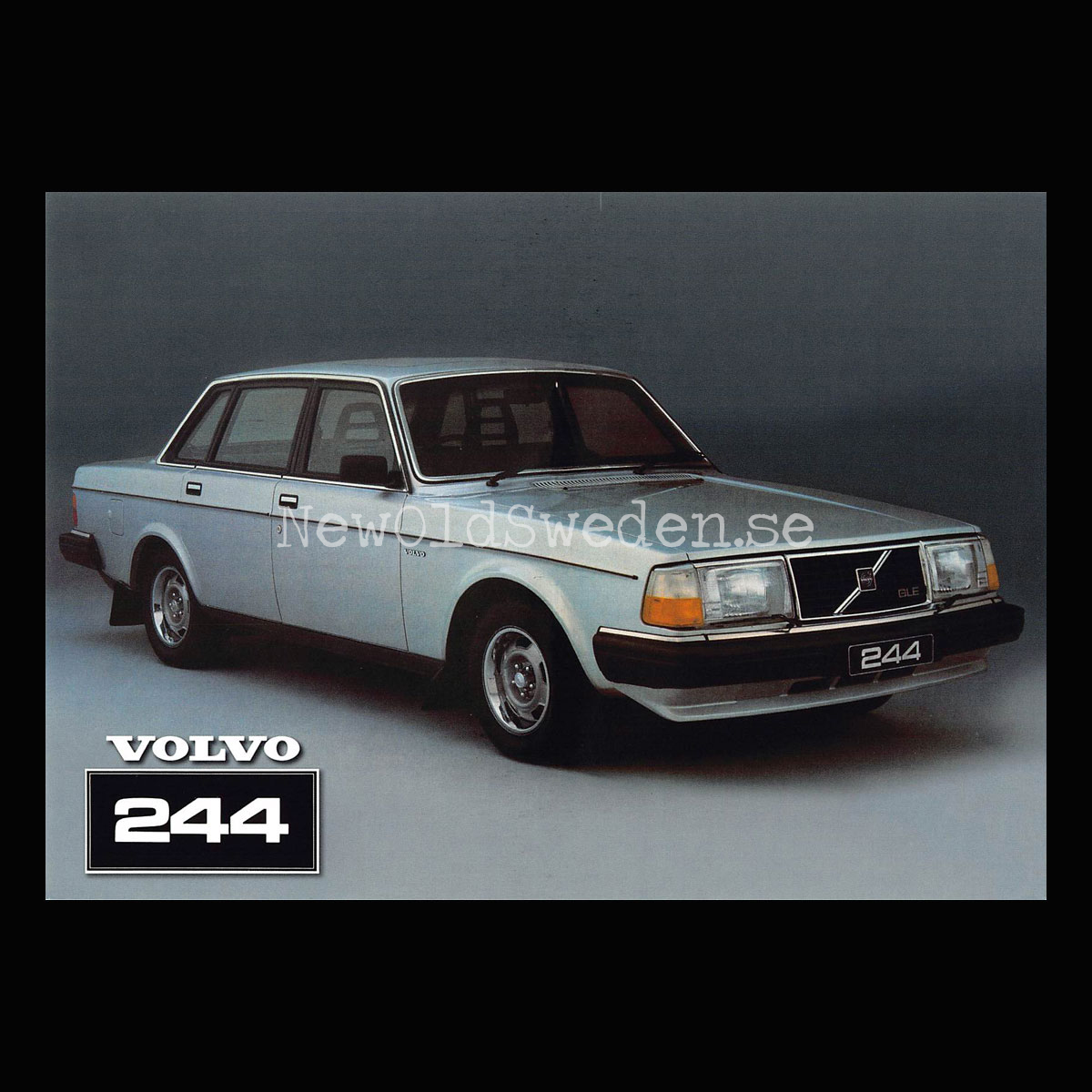 Volvo 244 - Vykort A5