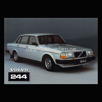 Volvo 244 - Vykort A5