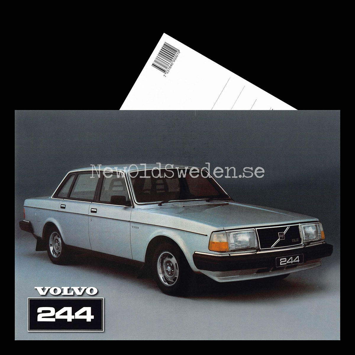 Volvo 244 - Vykort A5 - 3