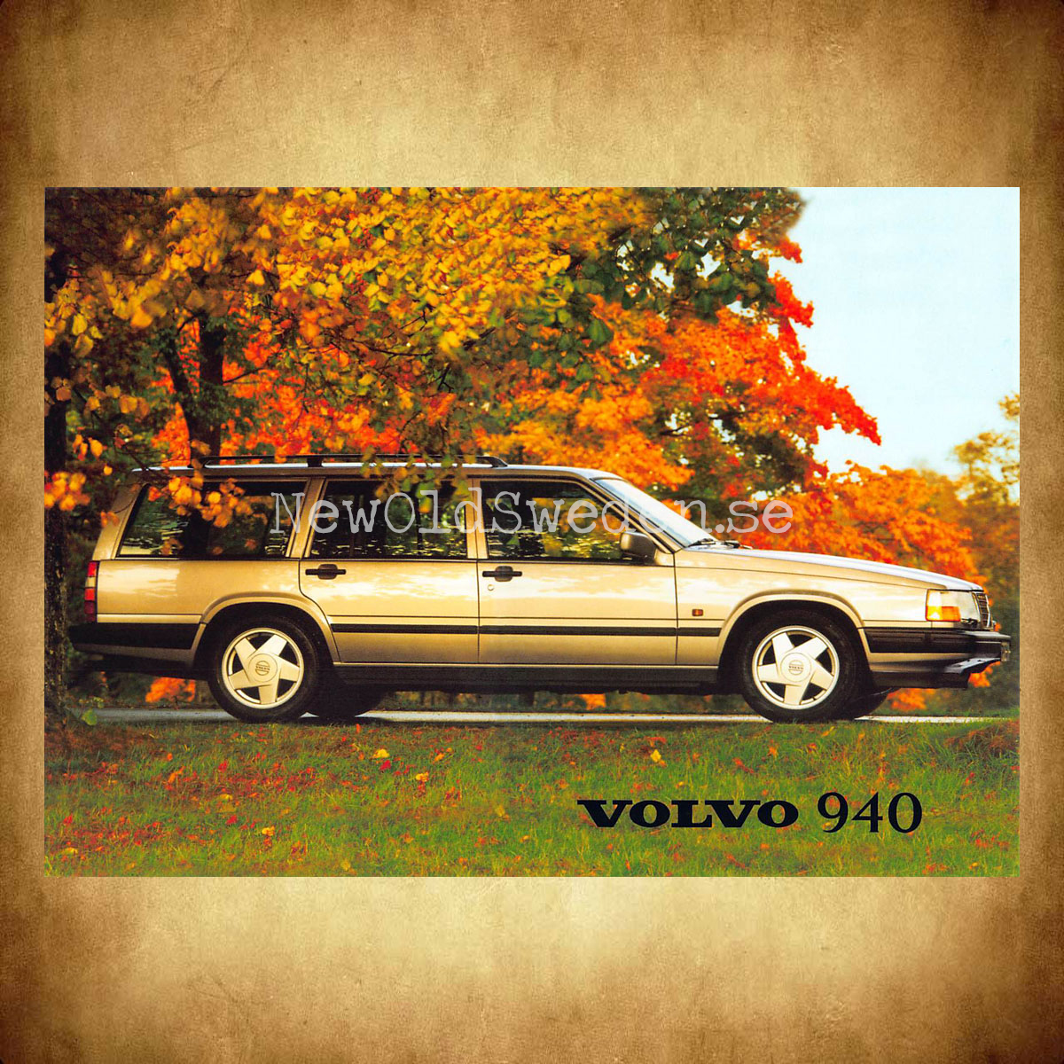 Volvo 940 - Vykort A5 - 2