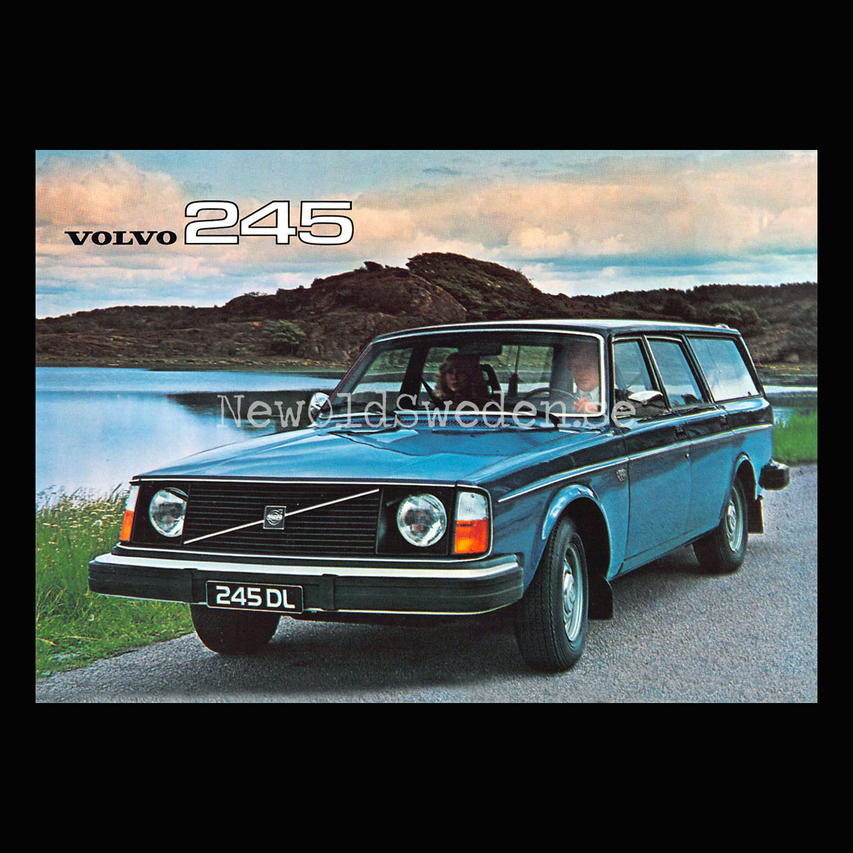 Volvo 245 - Vykort A5