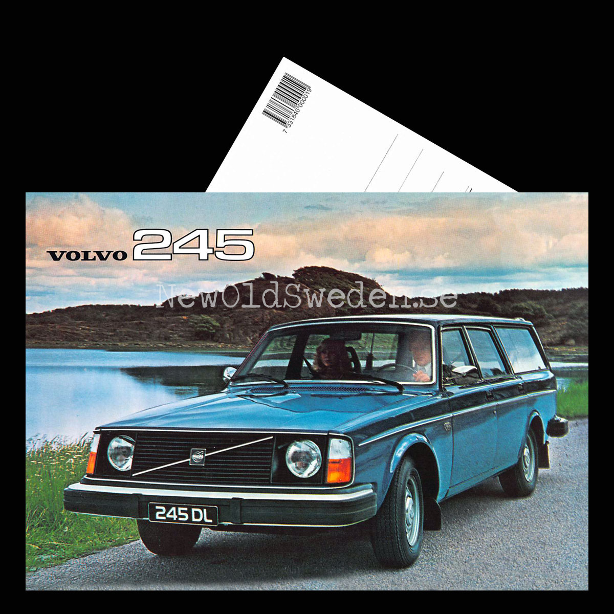 Volvo 245 - Vykort A5 - 3