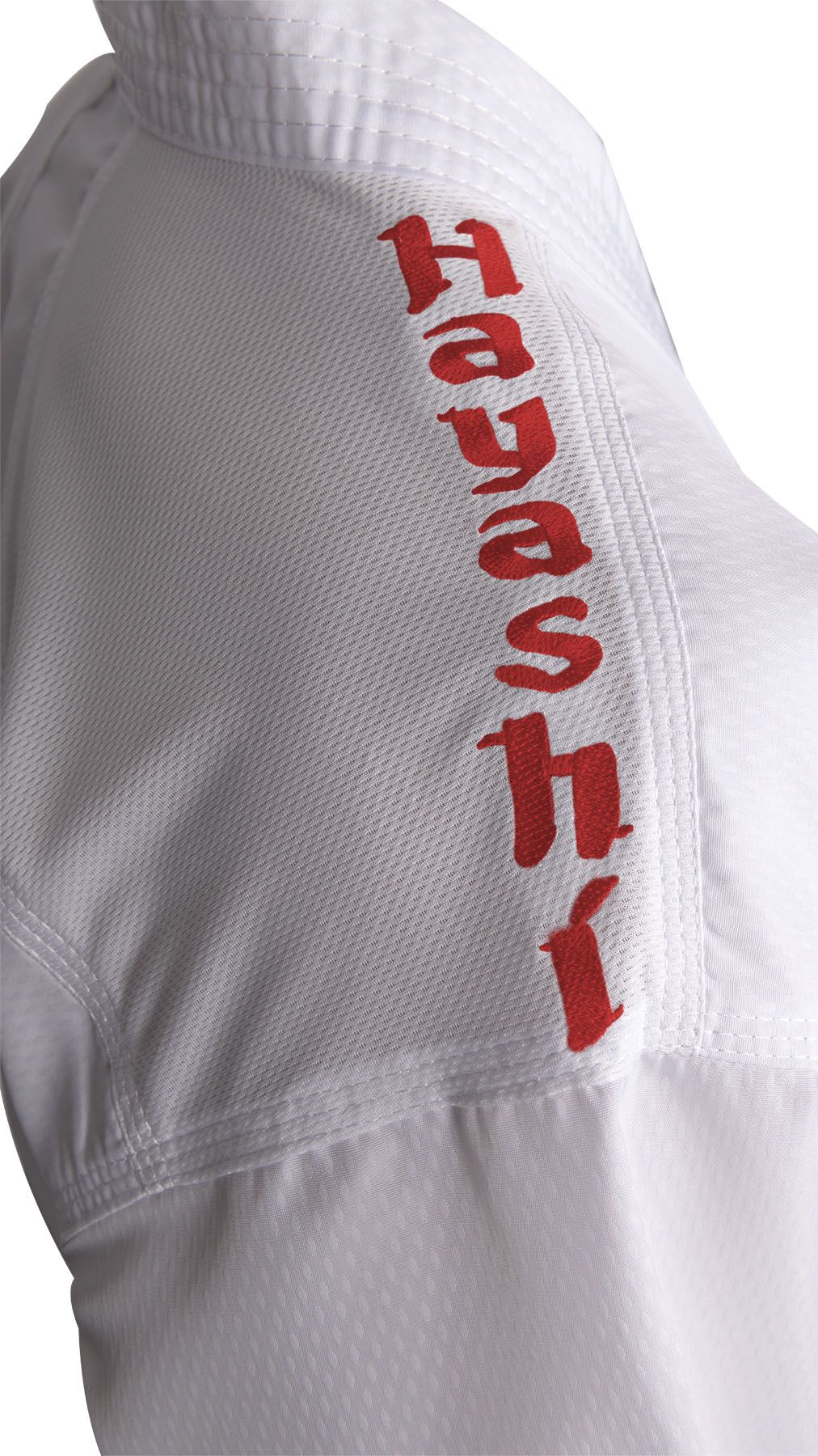 WKF Karategi Hayashi  Premium Kumite III med röd axel brodyrbrodyr - 3