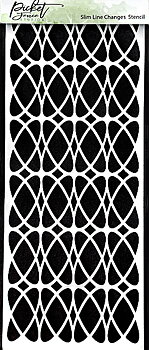 PICKET FENCE STUDIOS -  Slim Line Movement 4x10 Inch Stencils 