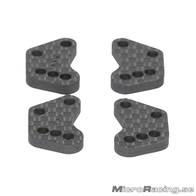 DEAL* HB RACING -  Hub Carrier Arm V2 no.3 - , 4pcs - 2