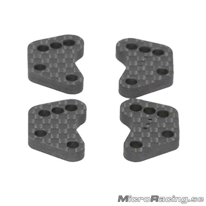 DEAL* HB RACING -  Hub Carrier Arm V2 no.3 - , 4pcs - 3