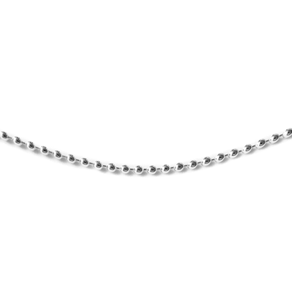 Kúlukeðja með kúlulæsingu, stál, 30–65 cm