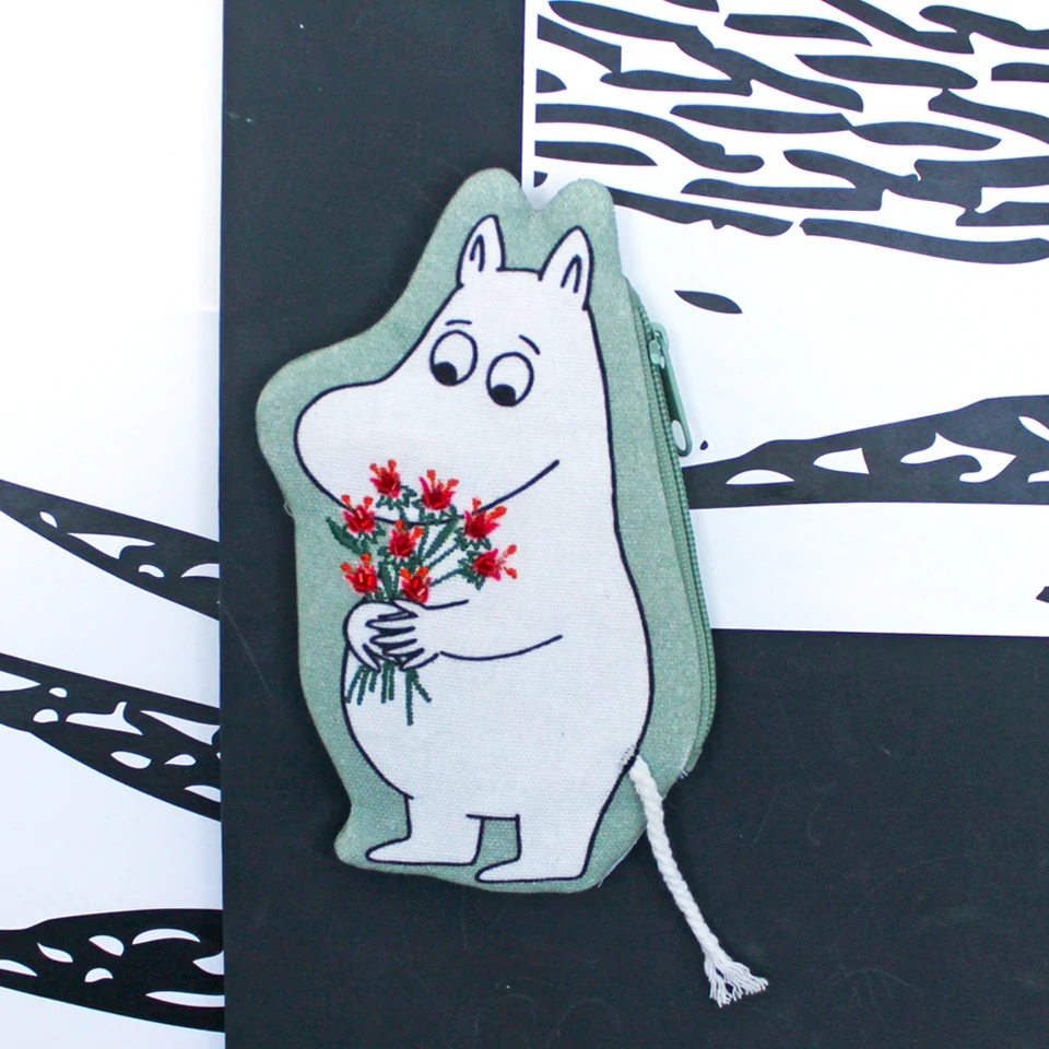 Moomin Coin Purse - Bouquet - 2