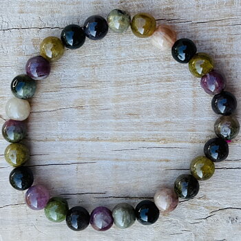 Armband 6mm Turmalin 