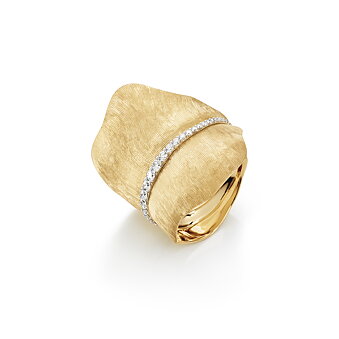 Ring Blade Store Røde Guld Diamanter