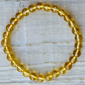 Armband 5mm Citrin