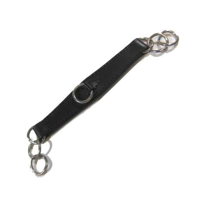 Shires Velociti GARA Leather Curb Chain kinnkjede lær