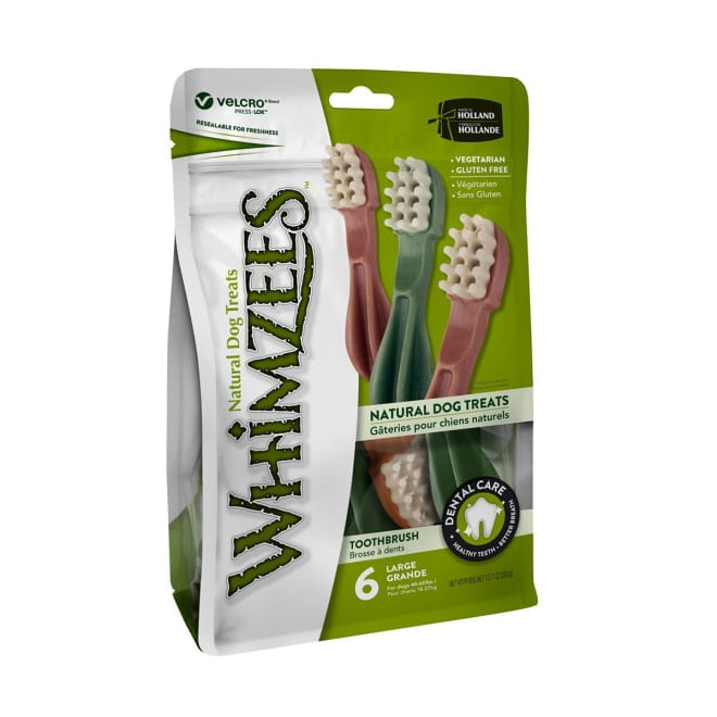 Whimzees Vegetable Toothbrush Dog Treat