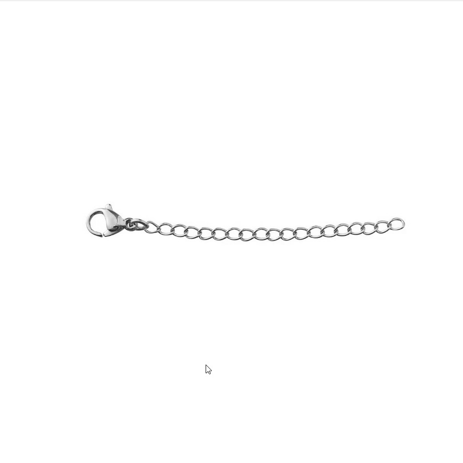 Edblad Extension Chain 5 cm M silver