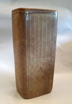 Nylund Gunnar angular vase stoneware 1960s