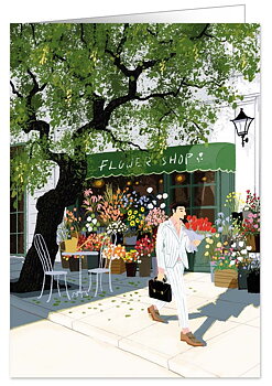 Flower Shop, Greeting Card 